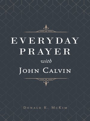 cover image of Everyday Prayer with John Calvin